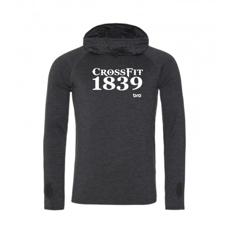 Sweat technique Noir Homme - CROSSFIT 1839