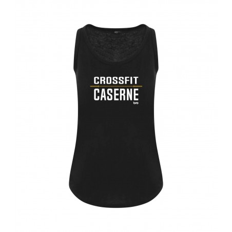 Débardeur Noir Femme - CROSSFIT CASERNE