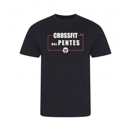 T-shirt Noir Homme - CROSSFIT DES PENTES