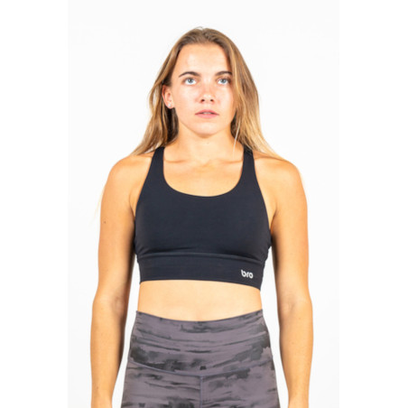 Women's Black Bra - Stronger