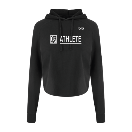 Sweat Crop Top Noir ATH - DADDY COACH