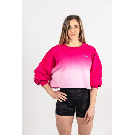 Sweat Crop Top Pink