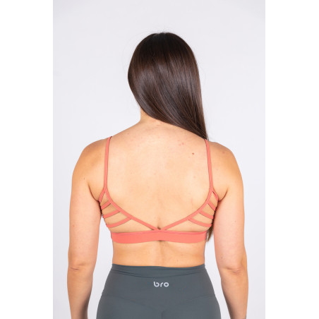 Women's Bra Rosy Brown - Thin Straps
