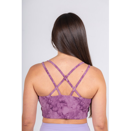 Women's Bra Marble Purple - Streakness