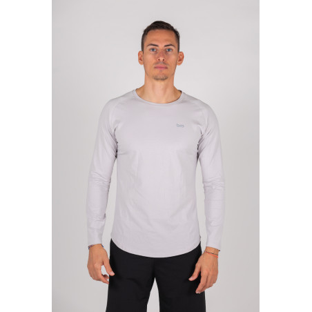Men's long-sleeved Grey T-shirt - Prformance