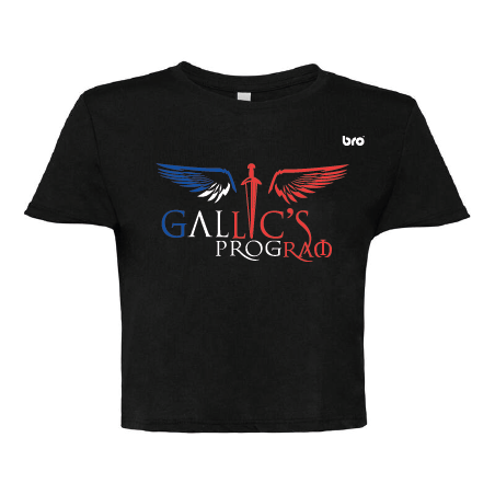 Crop Top Noir - GALLIC'S PROGRAM