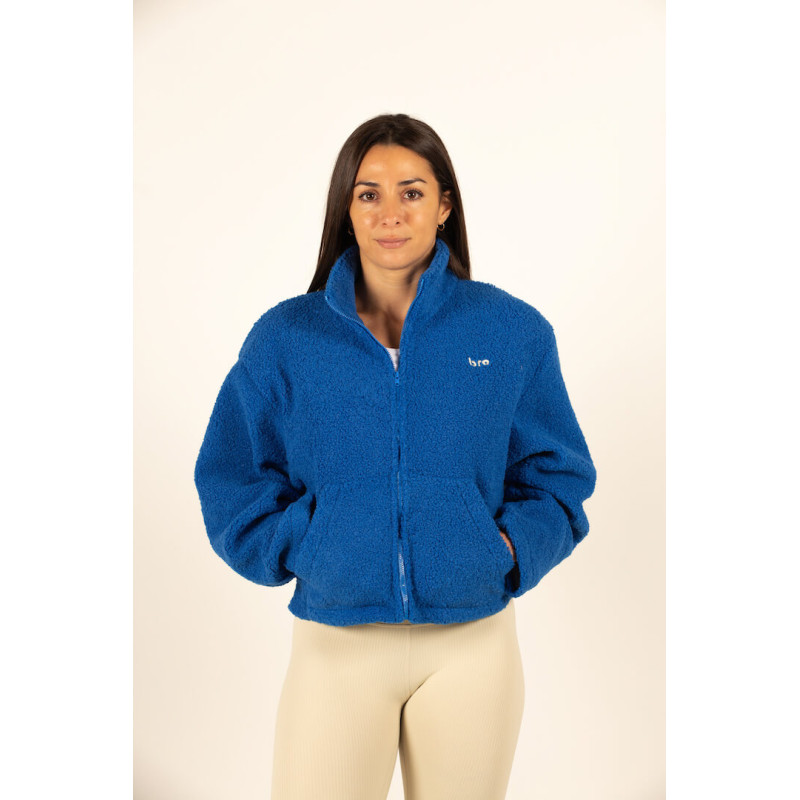 Veste Mouton pour Femme Blue Sheepy BRO Apparel Marque Francaise de sport