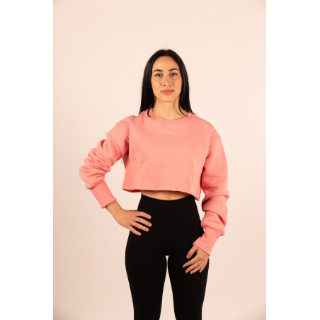Women's Cropped Hoodie Pink - PowerCrop