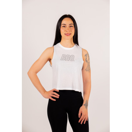 Women's White Tank Top - Performer