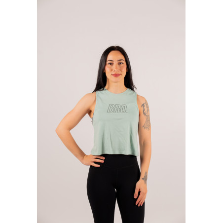 Women's Dusty Blue Tank Top - Performer