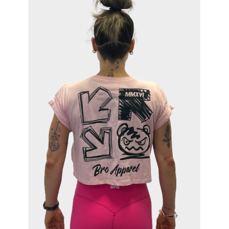 Crop Top Light Pink - Bad Bear