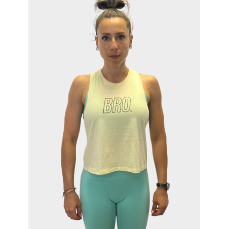 Women's Light Yellow Tank Top - Performer
